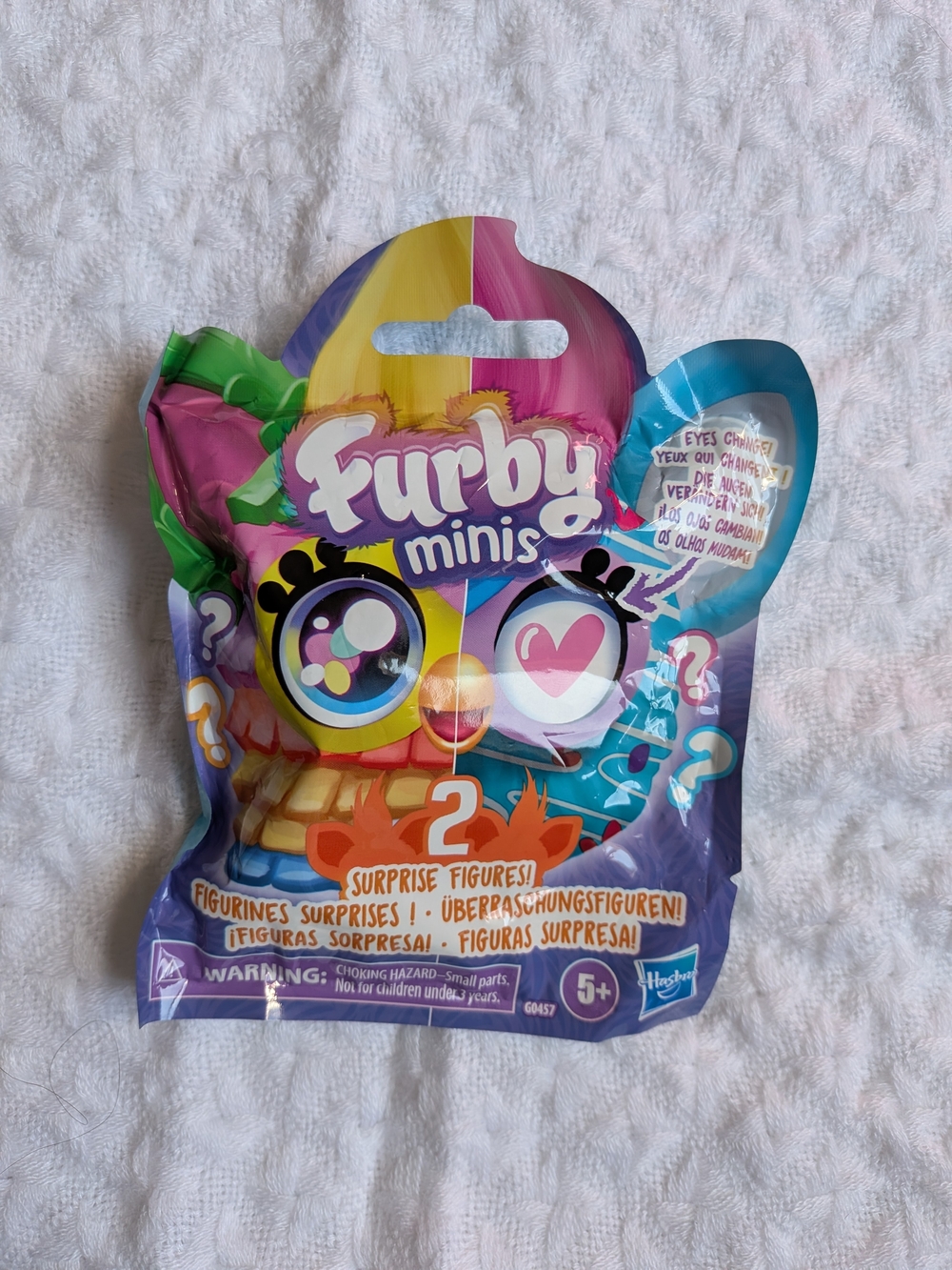 Hasbro Furby Minis Surprise Pack - Yellow, Pink, Blue, Green, Purple